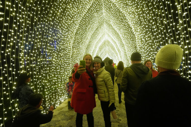 Golden Gate Park’s dazzling holiday light display brings joy to the season